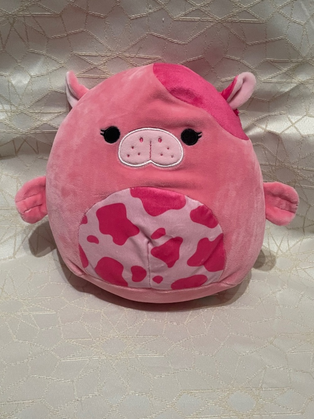 Kerry 8inch squishmallow pink sea cow